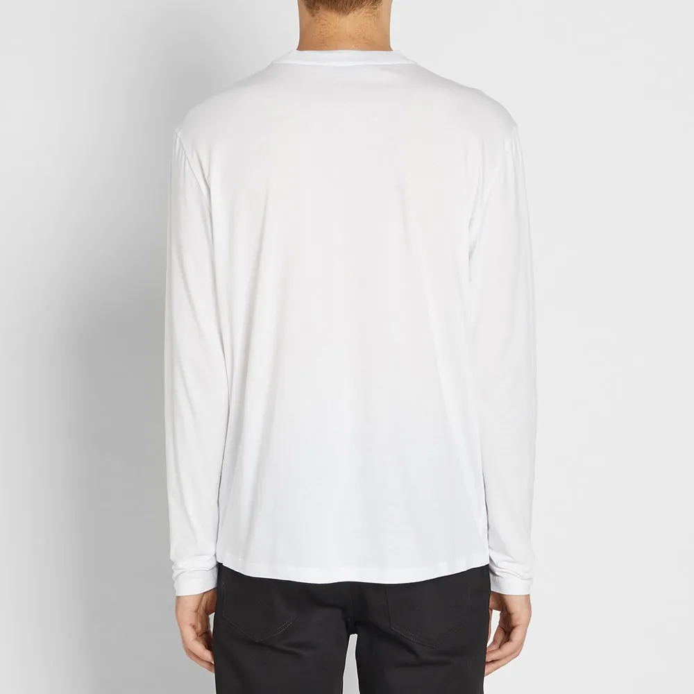 Alexander Wang Long Sleeve Barcode TeeWhite