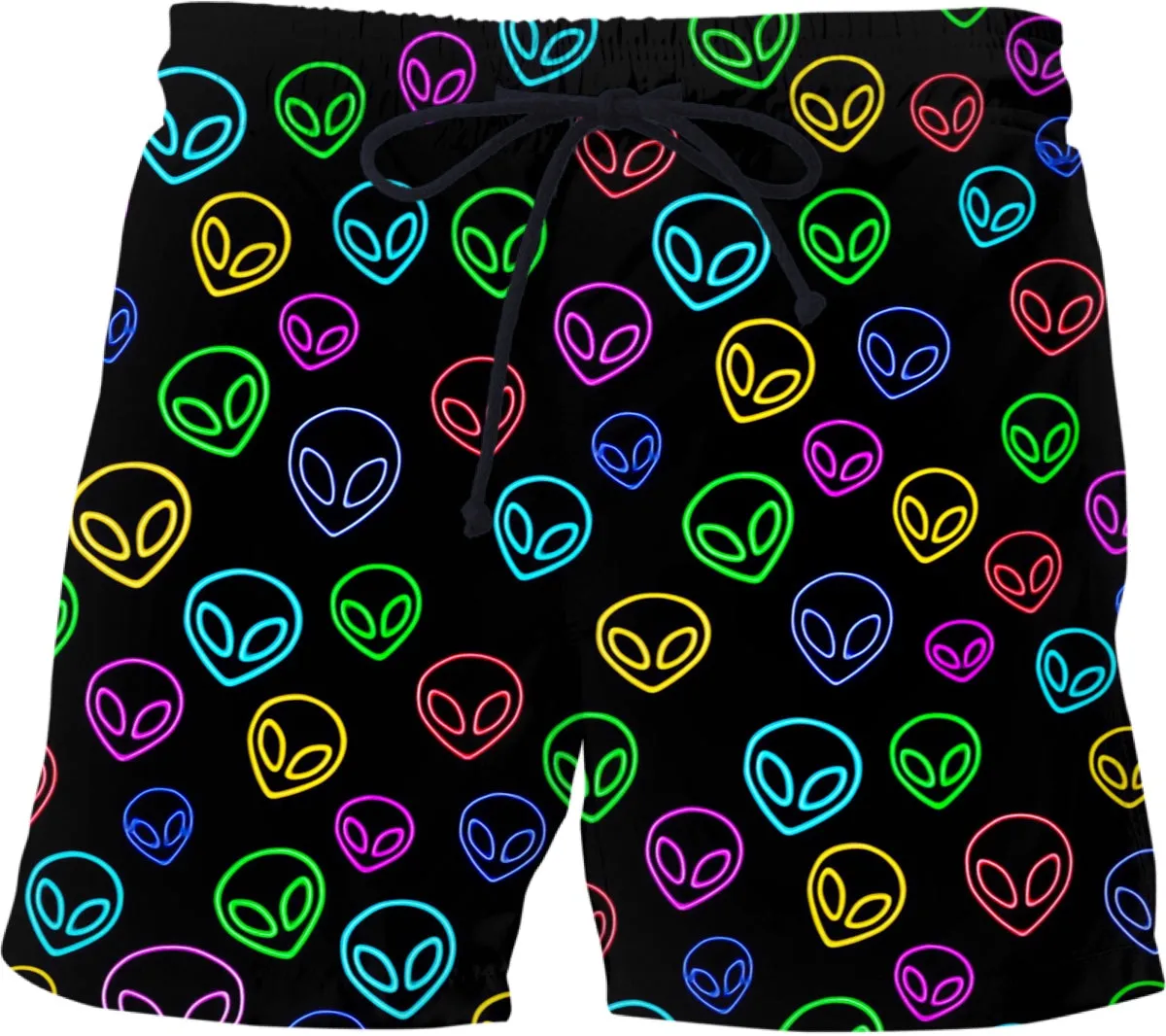 Alien Outline Swim Shorts