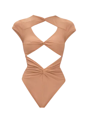 ALUNA NUDE ONE PIECE SWIMSUIT