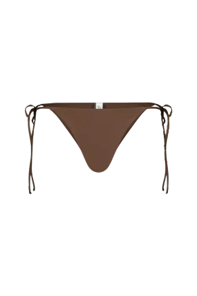 Bahia Bikini with Pearl in Brown - Bottom