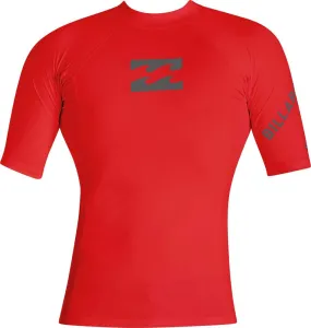 Billabong Team Wave SS Red Boys Rashguard