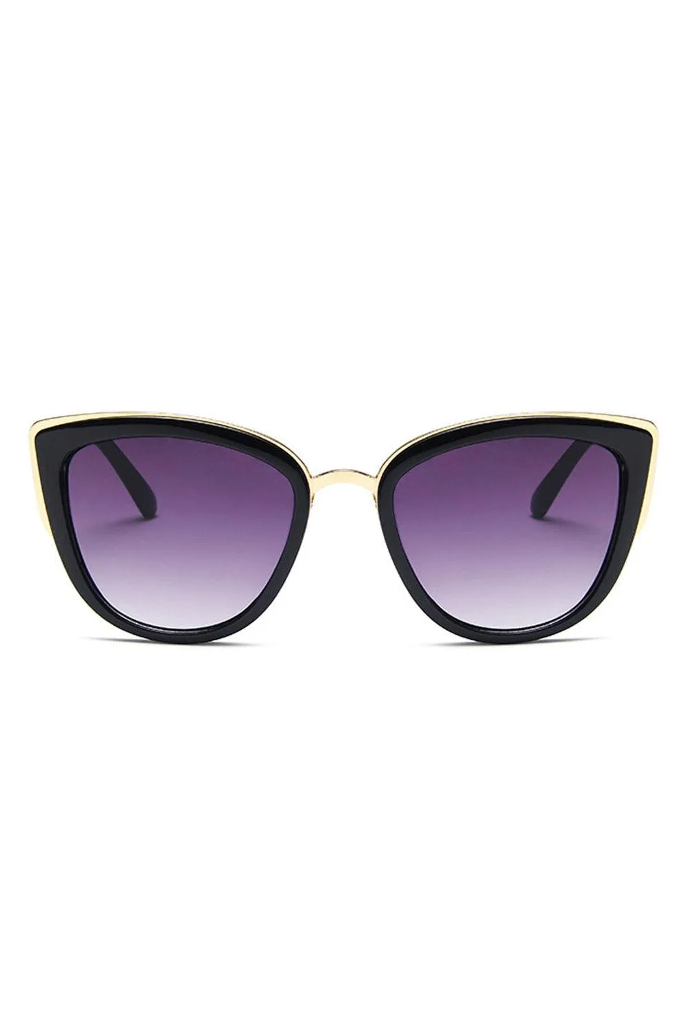 Black Frame Gradient Sunglasses