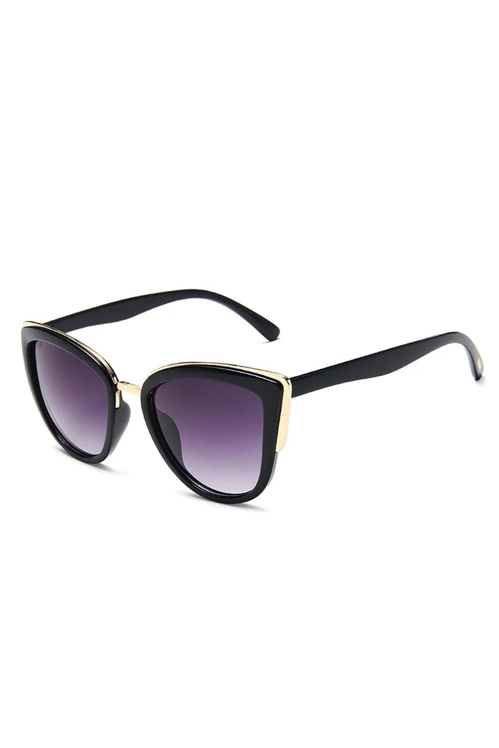 Black Frame Gradient Sunglasses