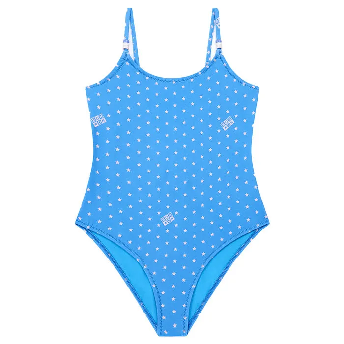 Bonton x Sundek Child Swimsuit Blue With Star Print