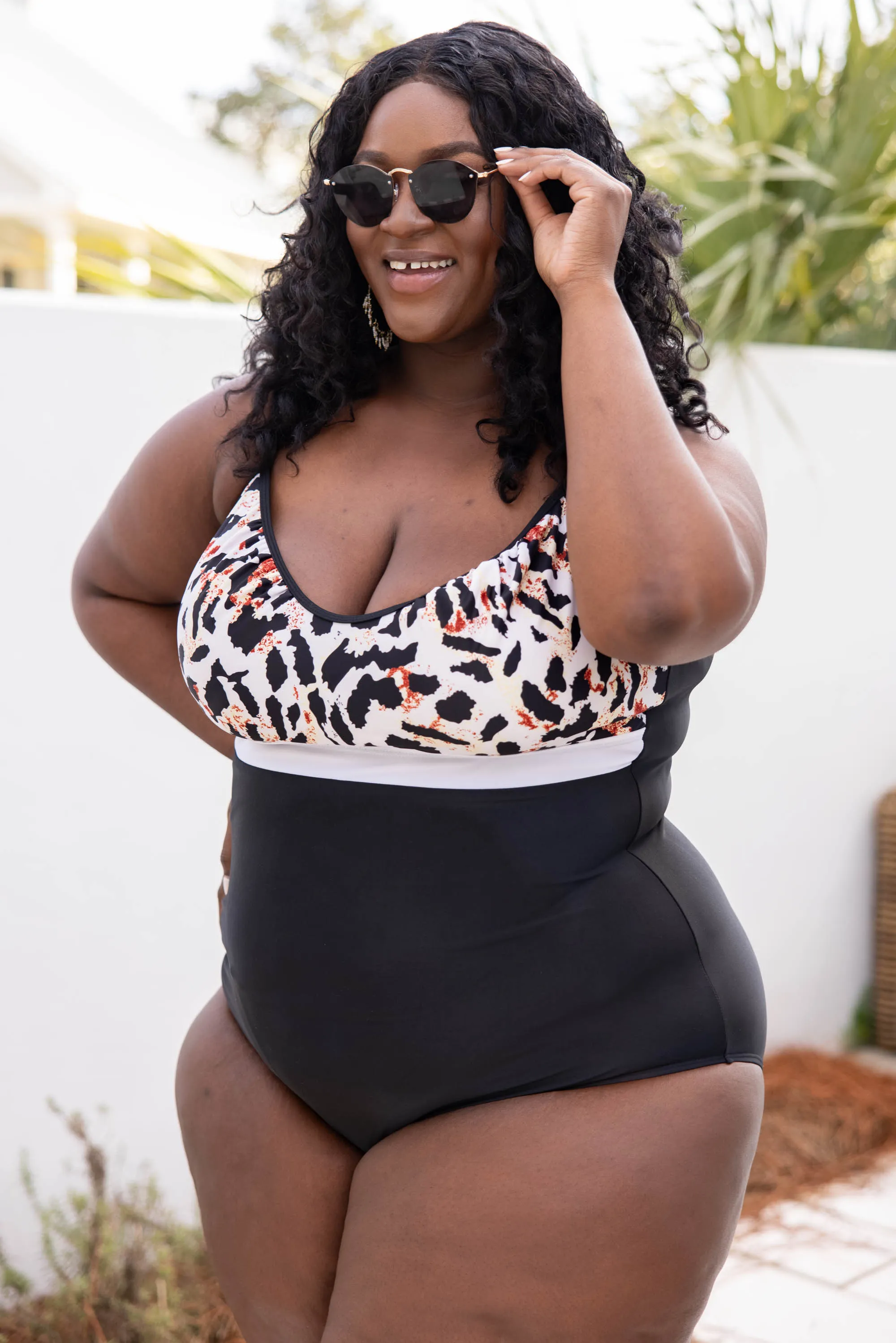 Caribbean Crush Swimsuit, Leopard