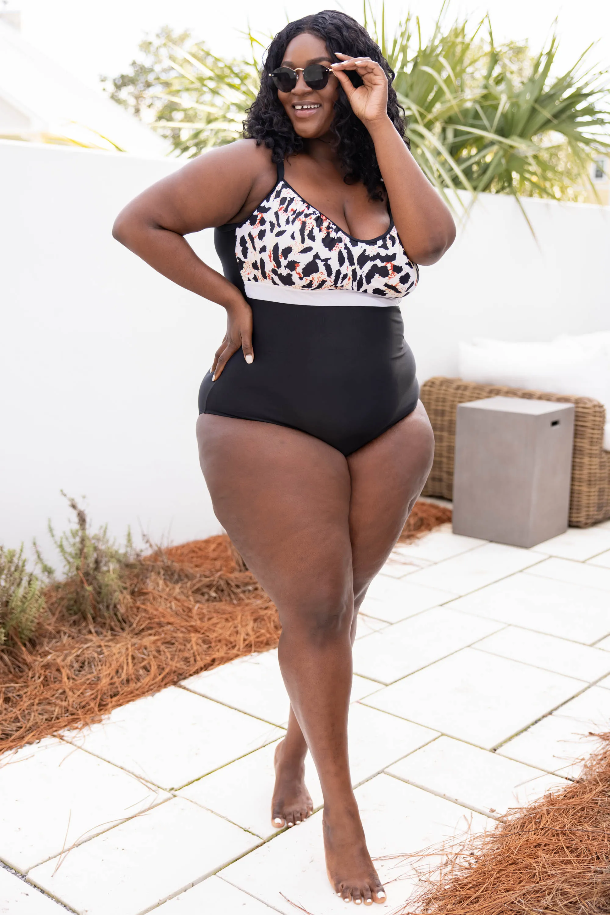 Caribbean Crush Swimsuit, Leopard