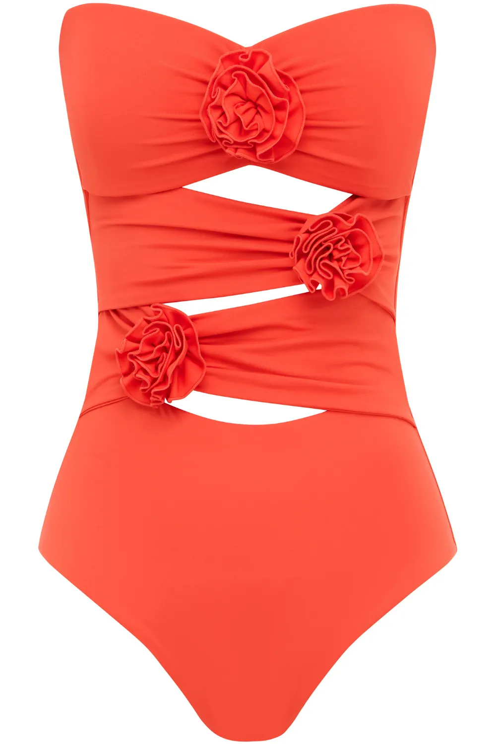 Casa Del Mar Flower Bandeau Swimsuit