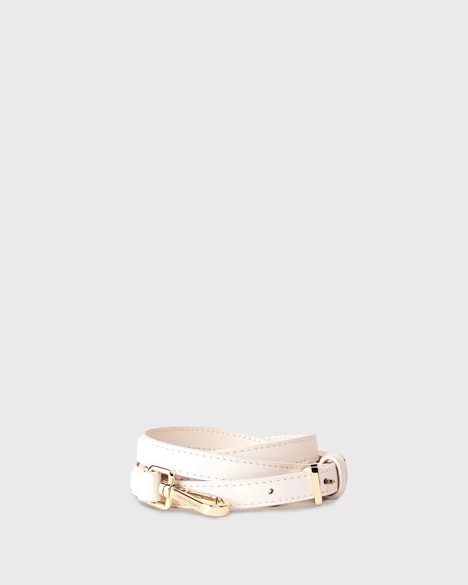 Cleo 15mm Adjustable Bag Strap (Cream)