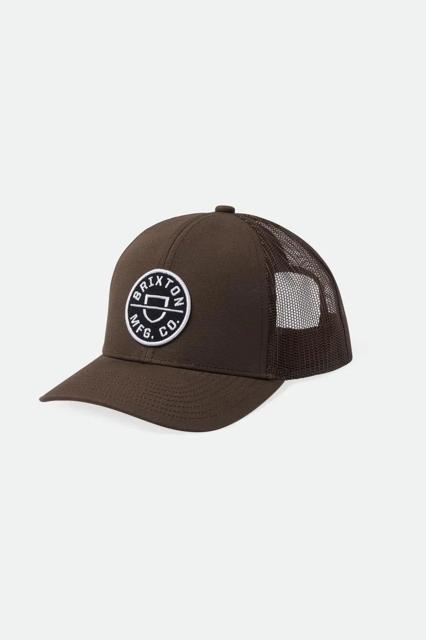 Crest Netplus MP Trucker Hat - Dark Earth/Dark Earth