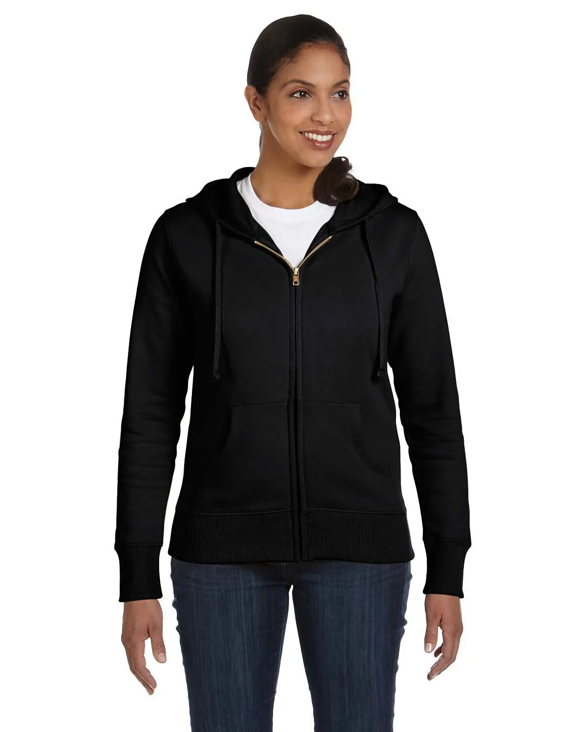 Custom Embroidered Econscious EC4501 Women 9 Oz. Organic/Recycled Full-Zip Hood