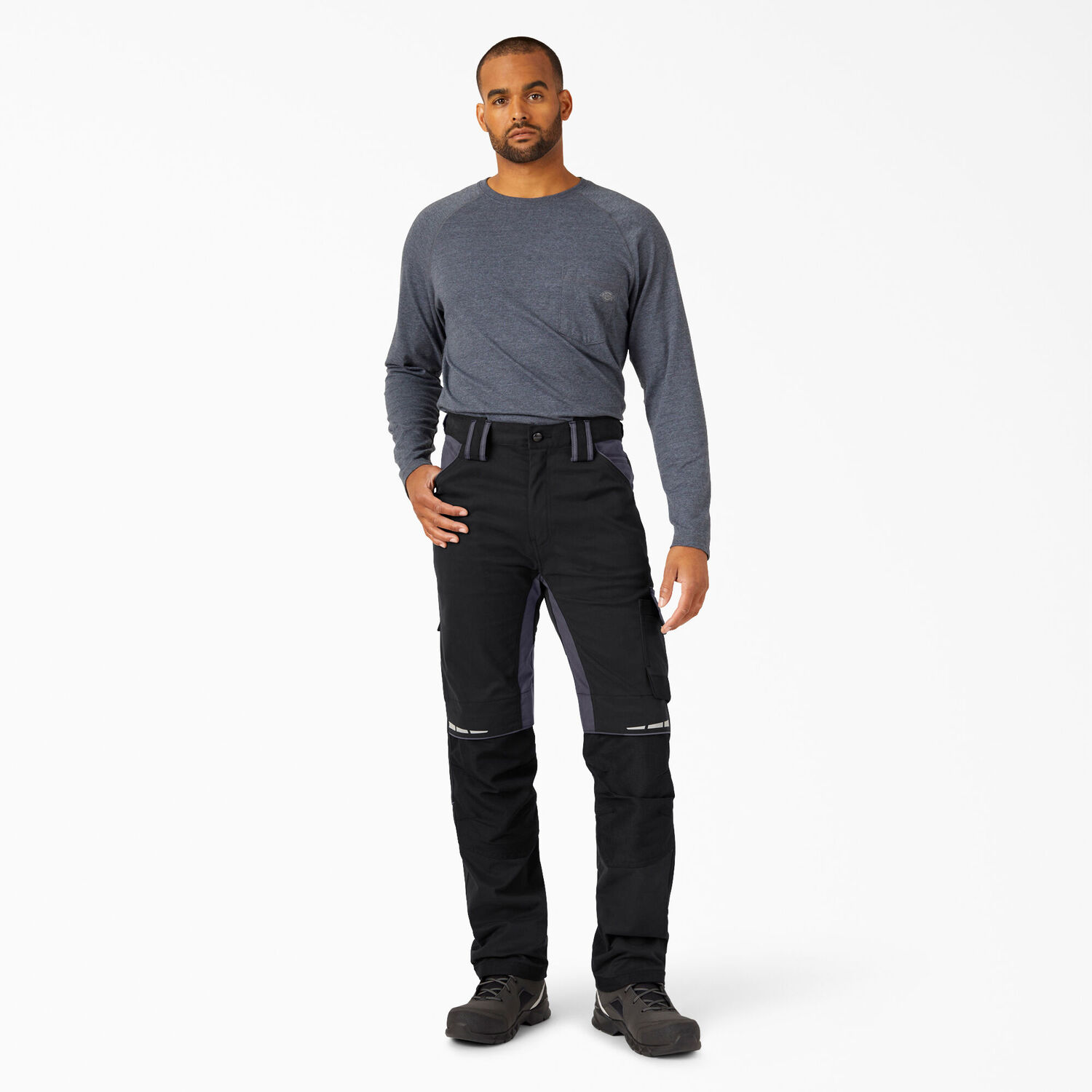 Dickies Men's FLEX Performance Workwear Regular Fit Pants in Black