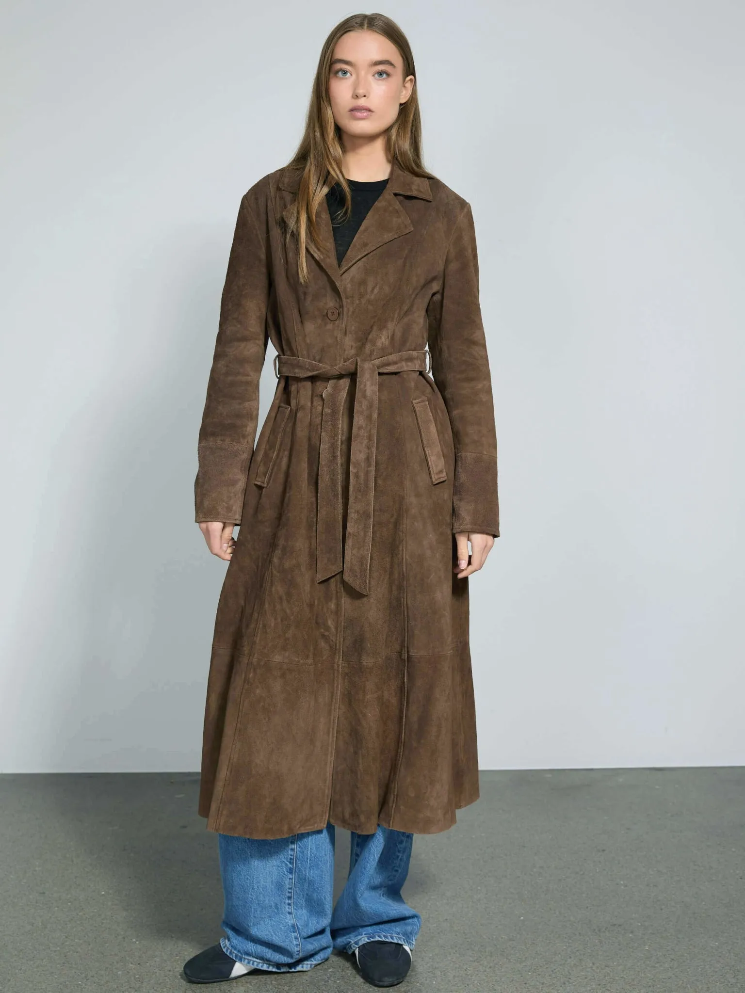 DREW SUEDE COAT