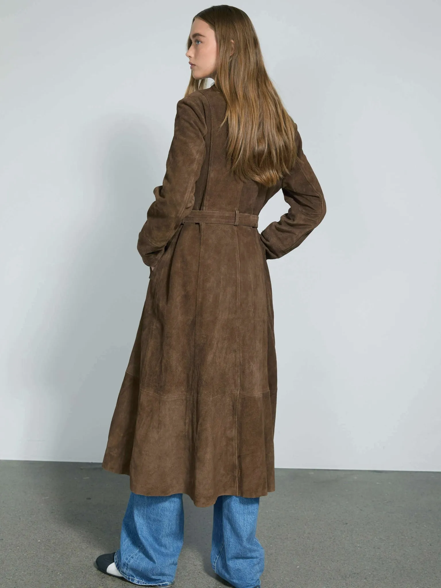 DREW SUEDE COAT