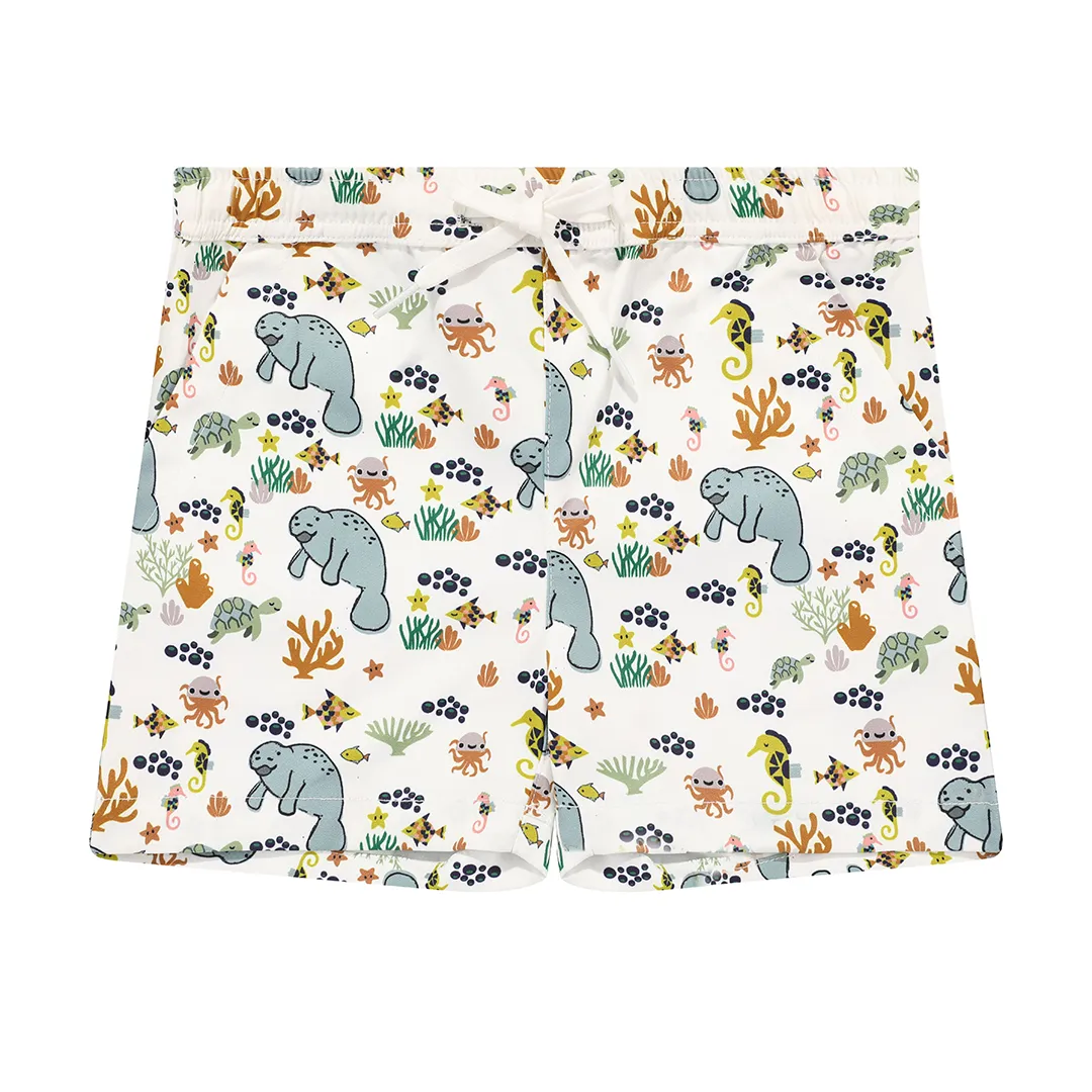 Emerson and Friends - Manatee Swim Trunks Kids Swimsuit: 12-18M