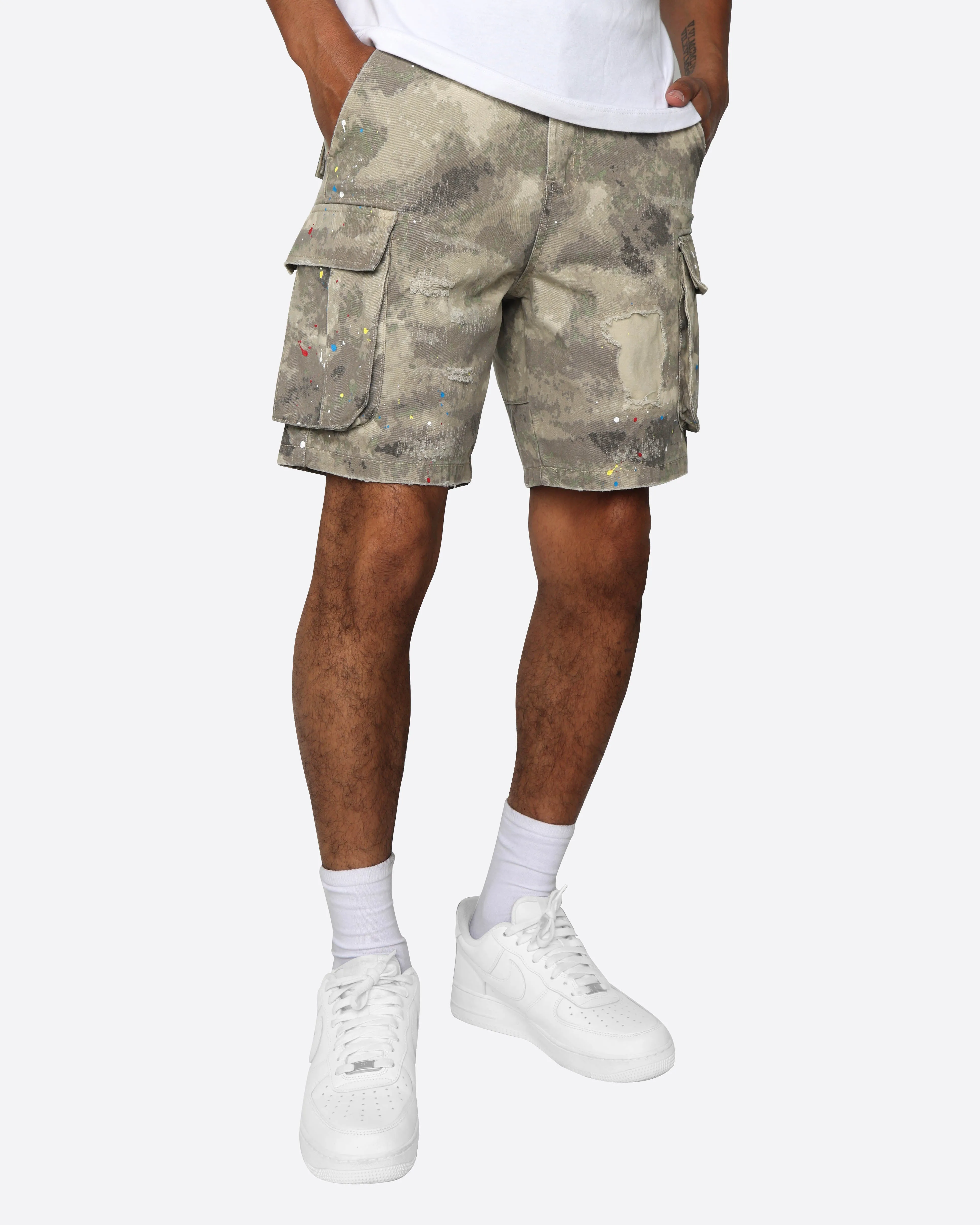 EPTM MATCHBOX SHORTS-KHAKI