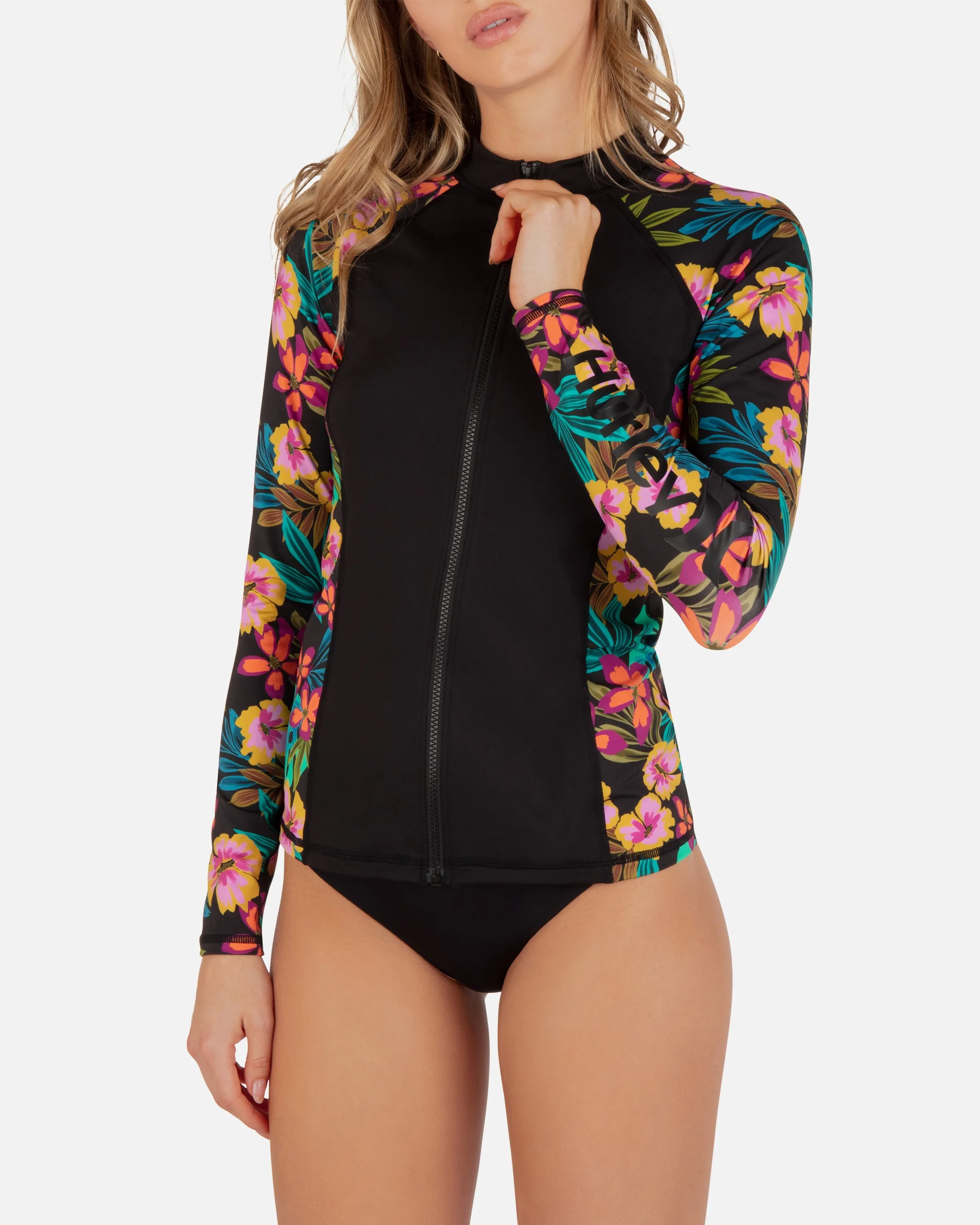 Fiji Fantasy Long Sleeve Zip Front Rashguard