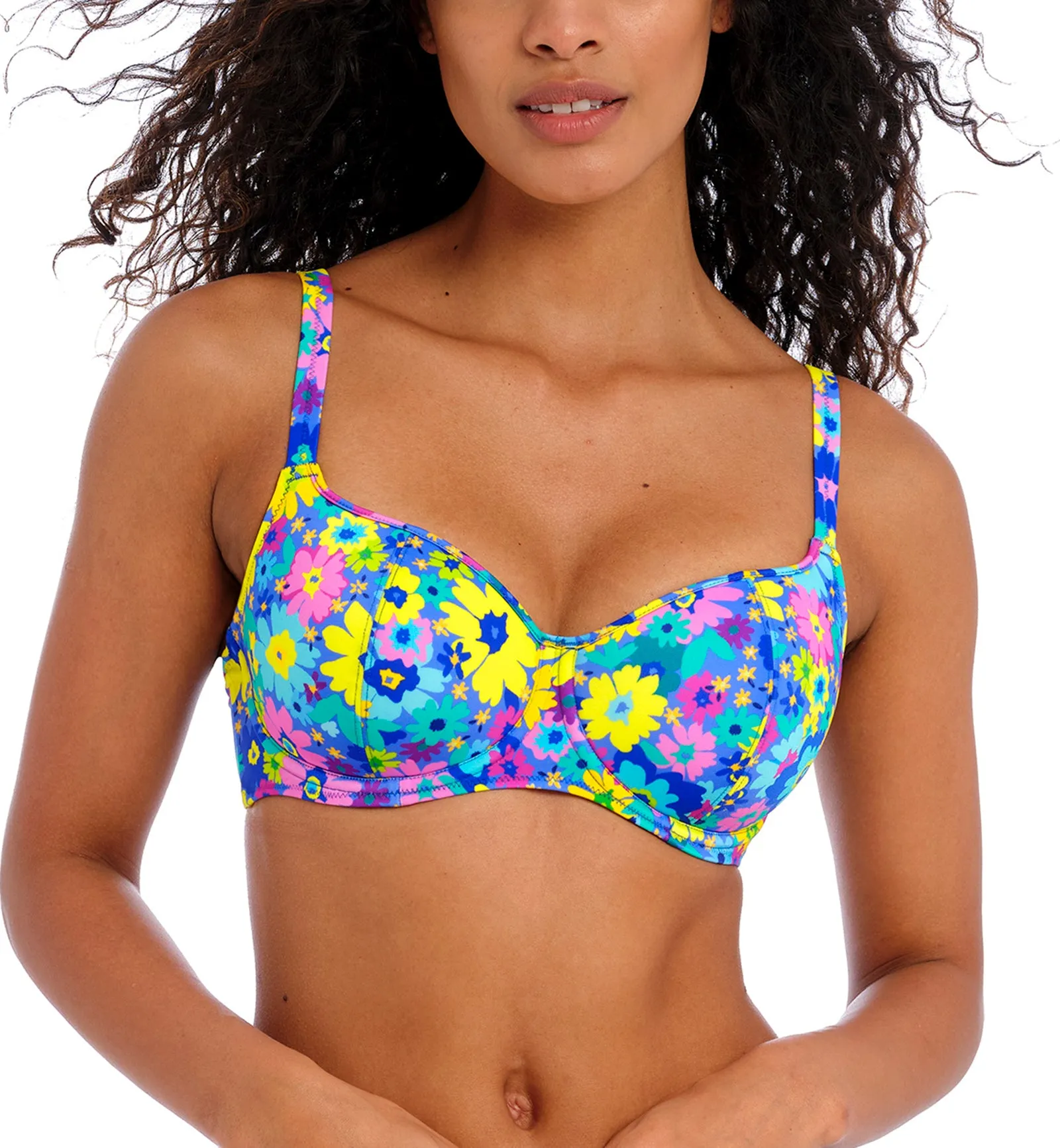 Freya Garden Disco Sweetheart Padded Underwire Bikini Top (204303) - Multi