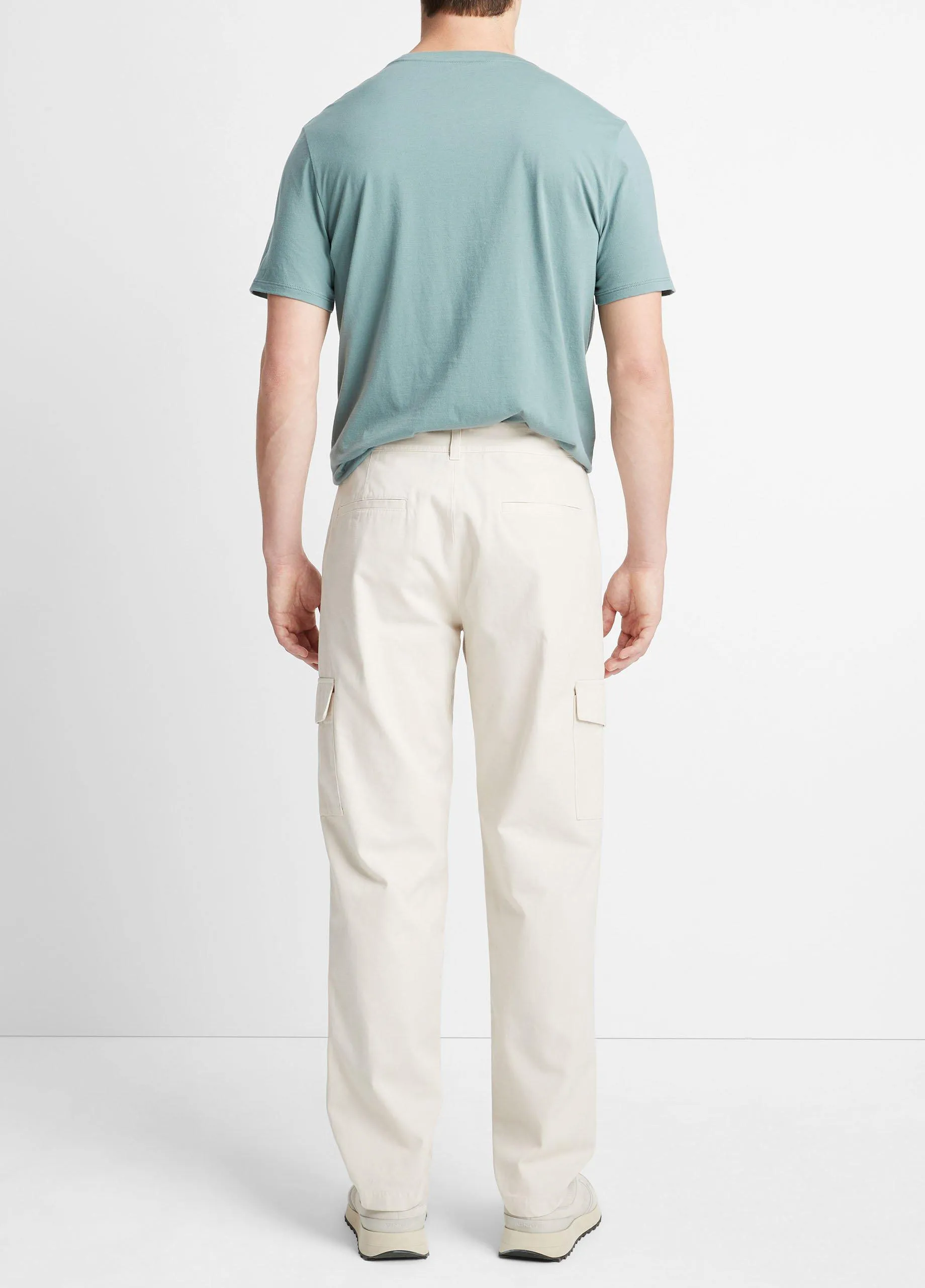 Garment Dye Cotton Twill Cargo Pant