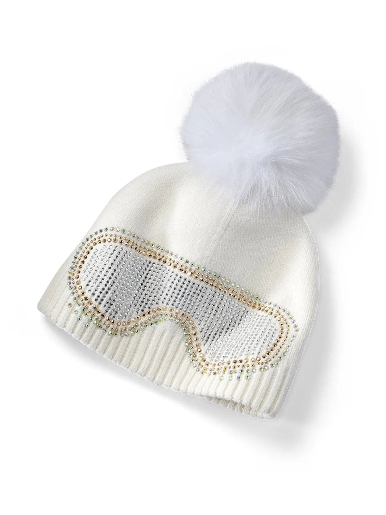 Goggle Pom Knit Hat