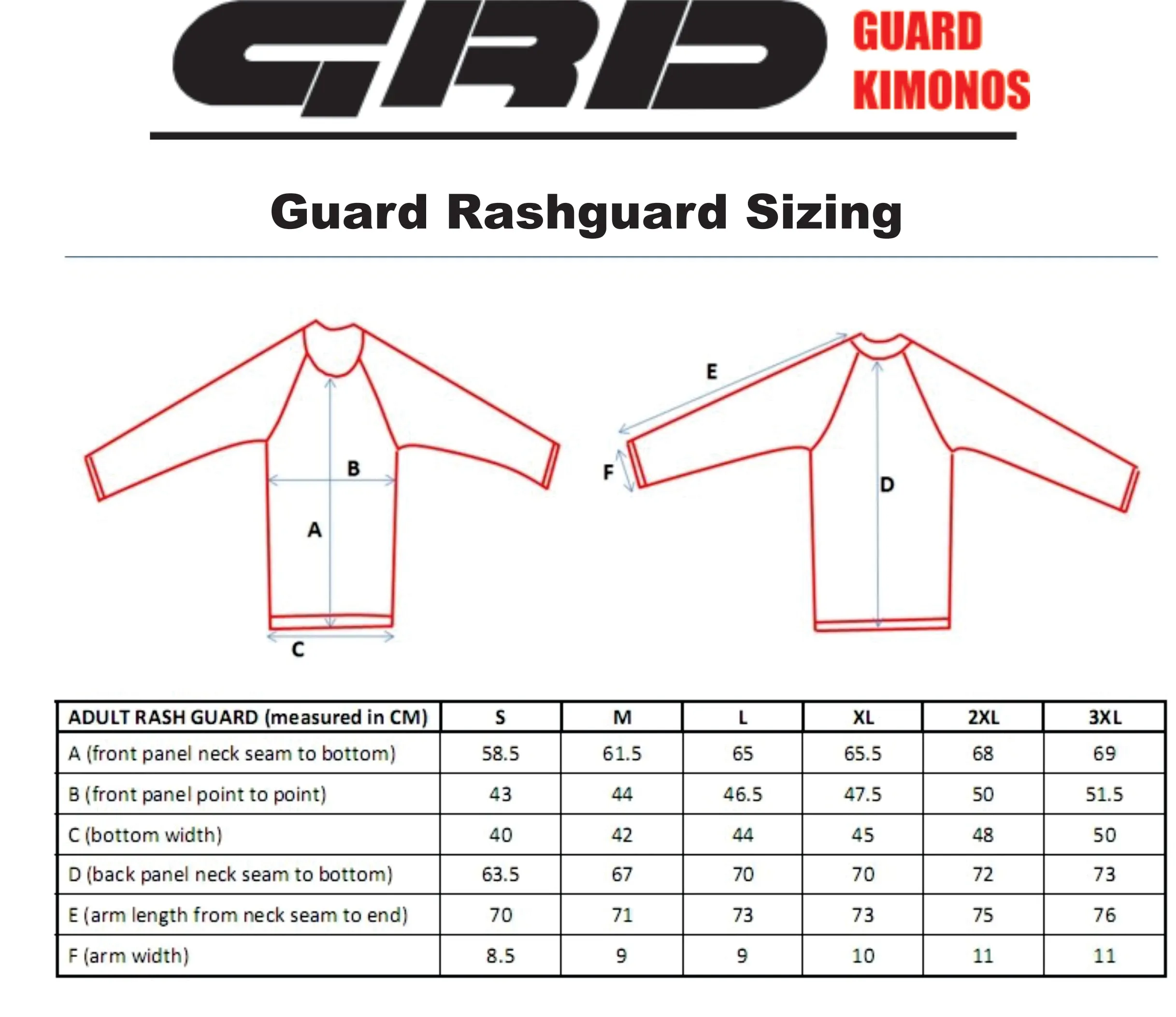 GUARD Kimomos Rashguard Ranked BJJ Brown Belt