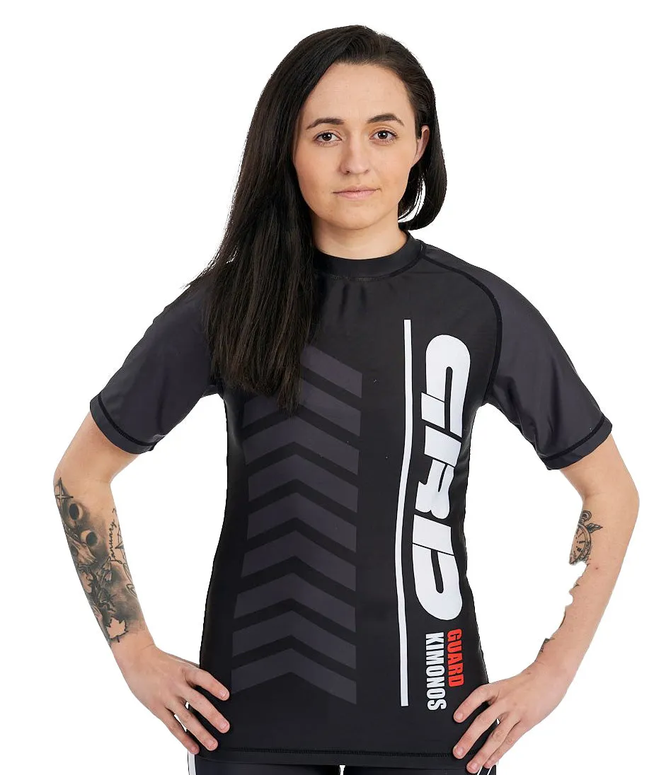 GUARD Kimonos Rashguard Short Sleeve Black VANQUISH 2.0 WOMENS