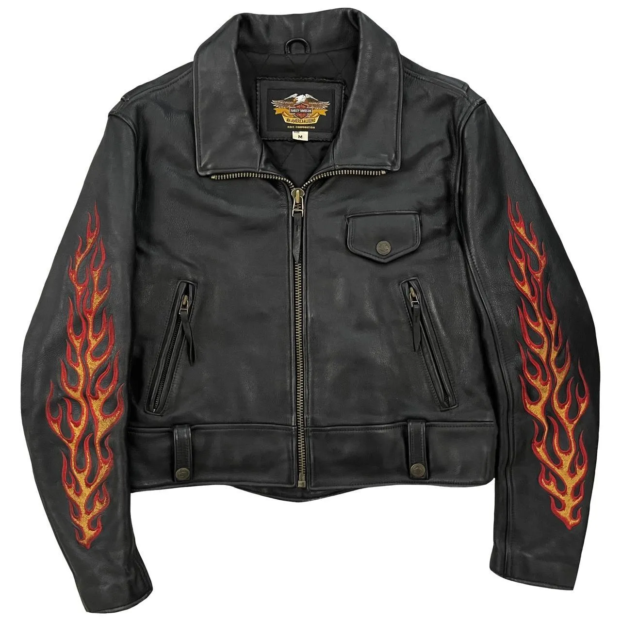 Harley Davidson Leather Biker Jacket