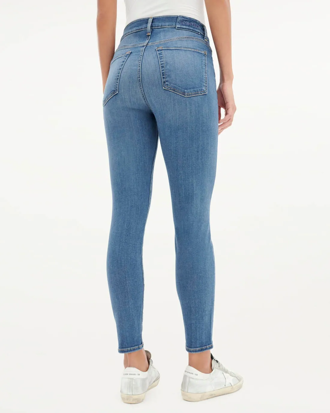 High Waist Ankle Skinny Jeans