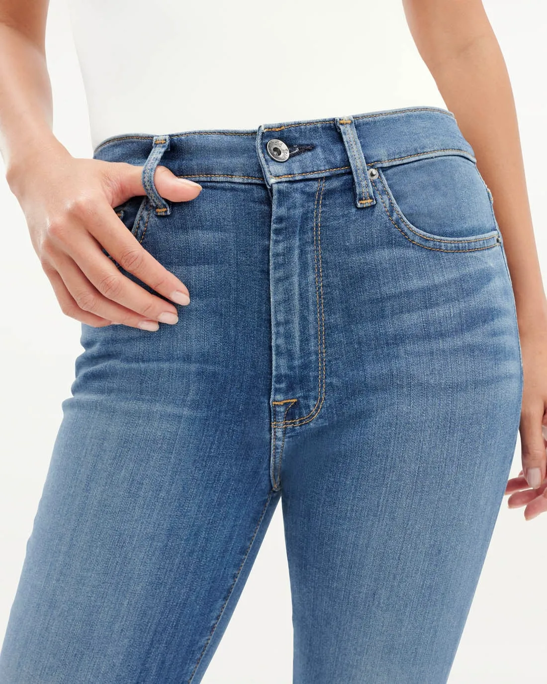 High Waist Ankle Skinny Jeans