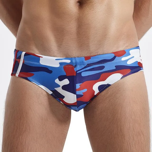 Hot Sale Sexy Men's Multicolor Briefs Swimwear for Bathing & Beach