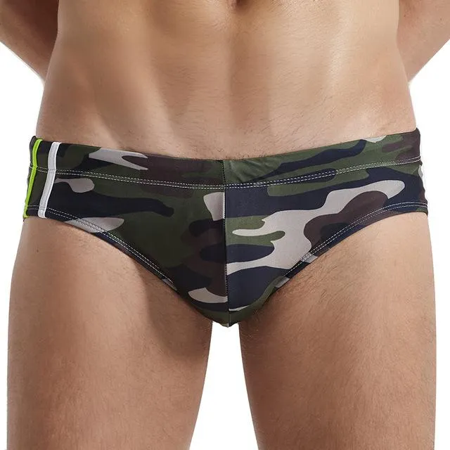 Hot Sale Sexy Men's Multicolor Briefs Swimwear for Bathing & Beach