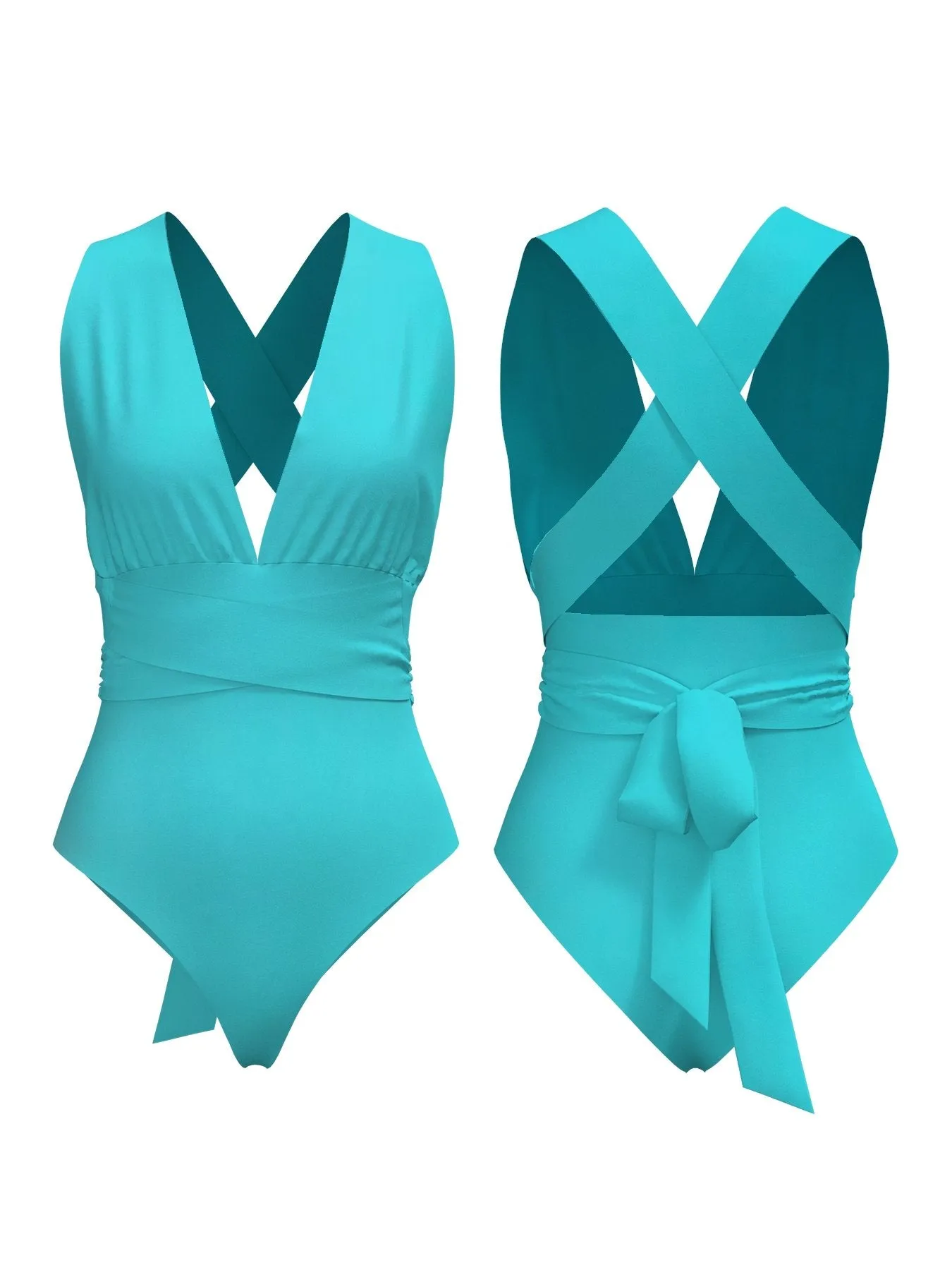 Infinity Swimsuit - Solid Blu