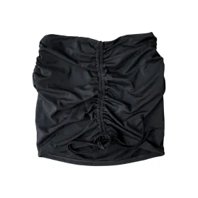 IZARO SWIM SKIRT - LIQUORICE BLACK