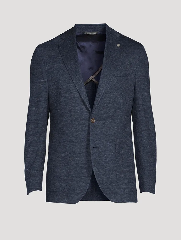 JACK VICTOR Hampton Linen And Cotton Jacket