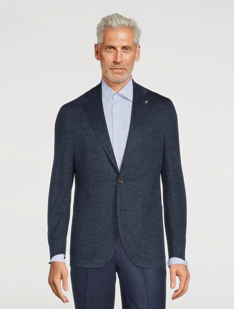JACK VICTOR Hampton Linen And Cotton Jacket
