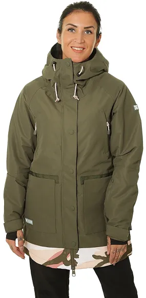 jacket DC Riji - CRH0/Olive Night - women´s