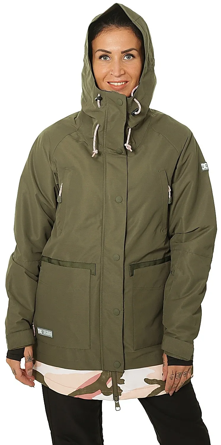 jacket DC Riji - CRH0/Olive Night - women´s