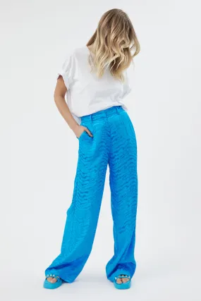 Jamie Jacquared Wide Leg Pant