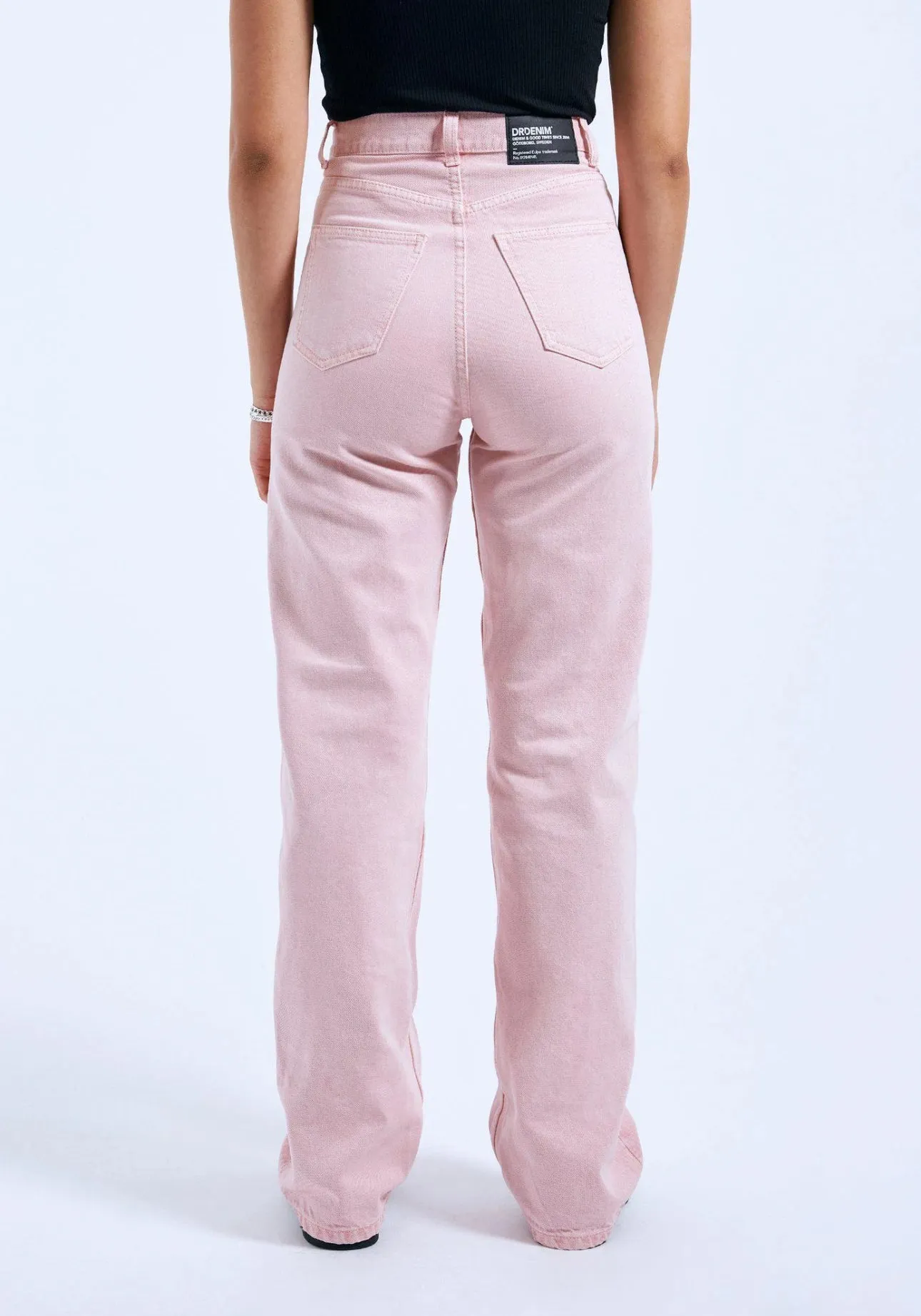 JEANS REGULAR FIT ECHO WASHED PINK