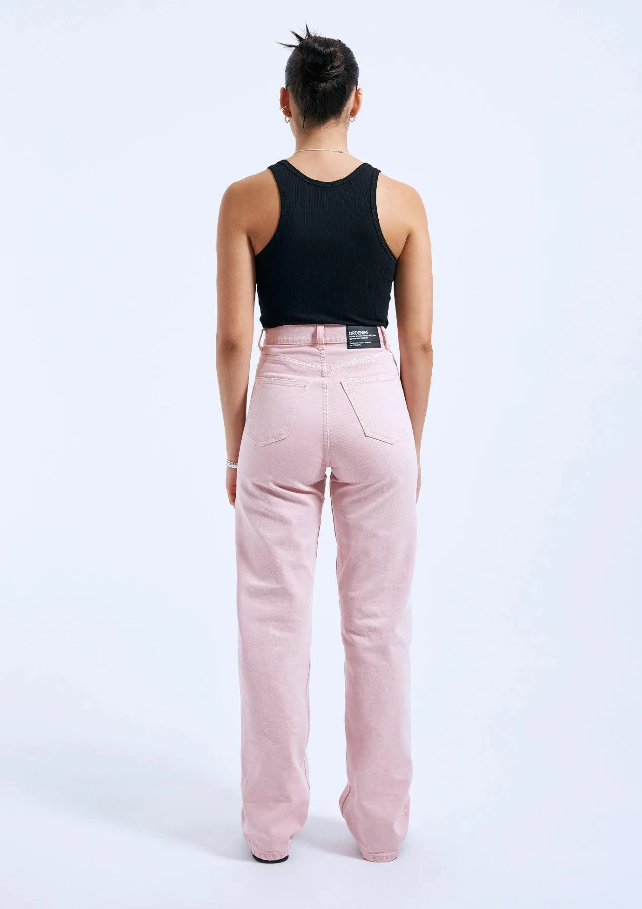 JEANS REGULAR FIT ECHO WASHED PINK