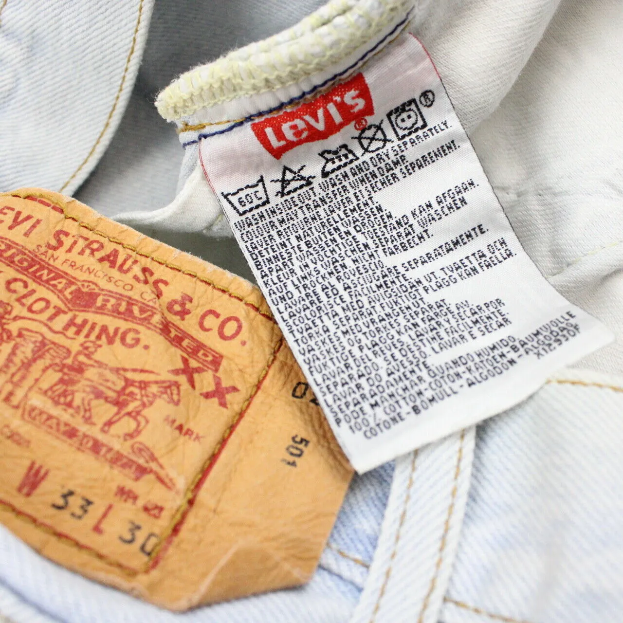 LEVIS 501 Jeans Light Blue | W33 L28