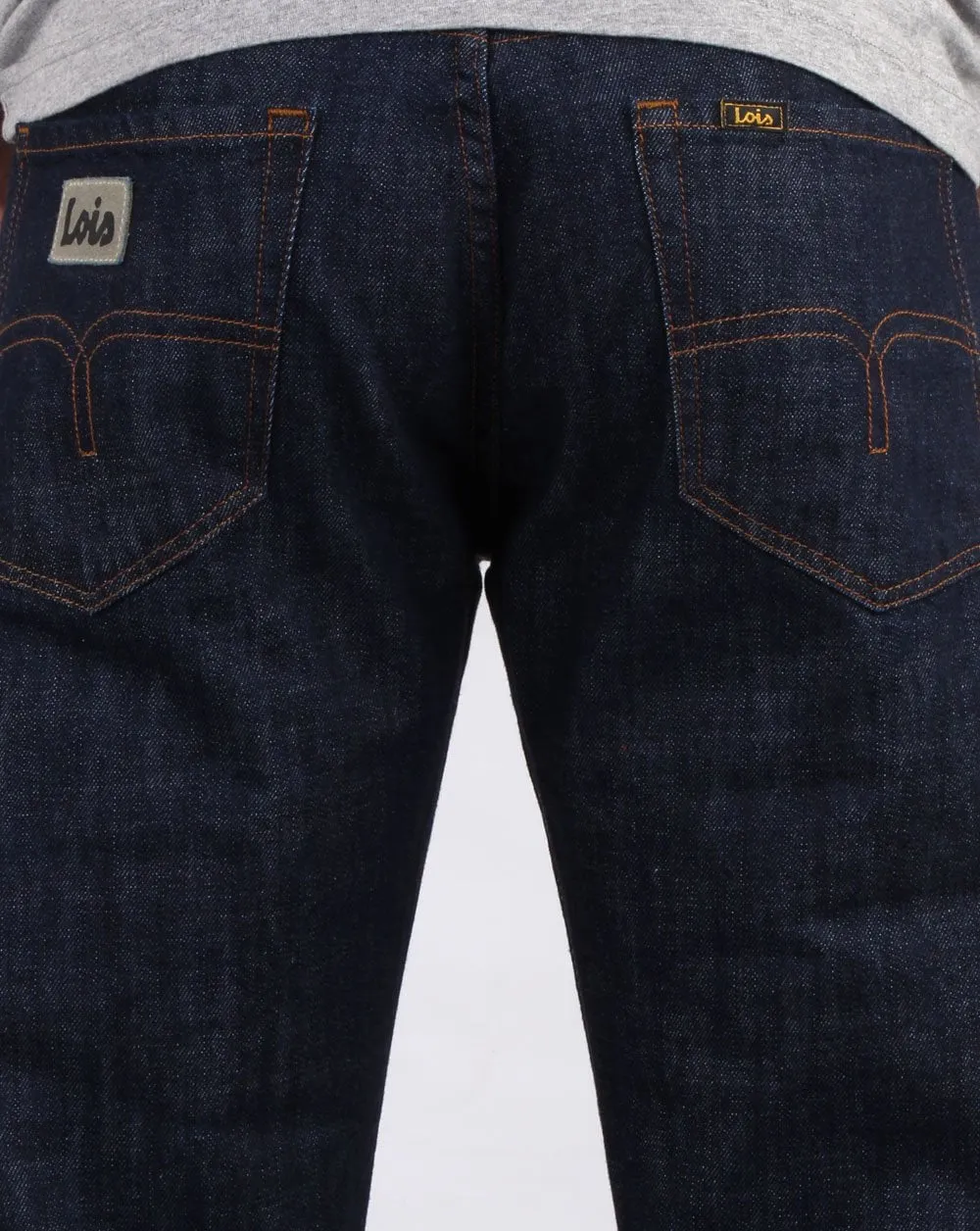Lois Marvin Classic Straight Leg Jeans Dark Wash
