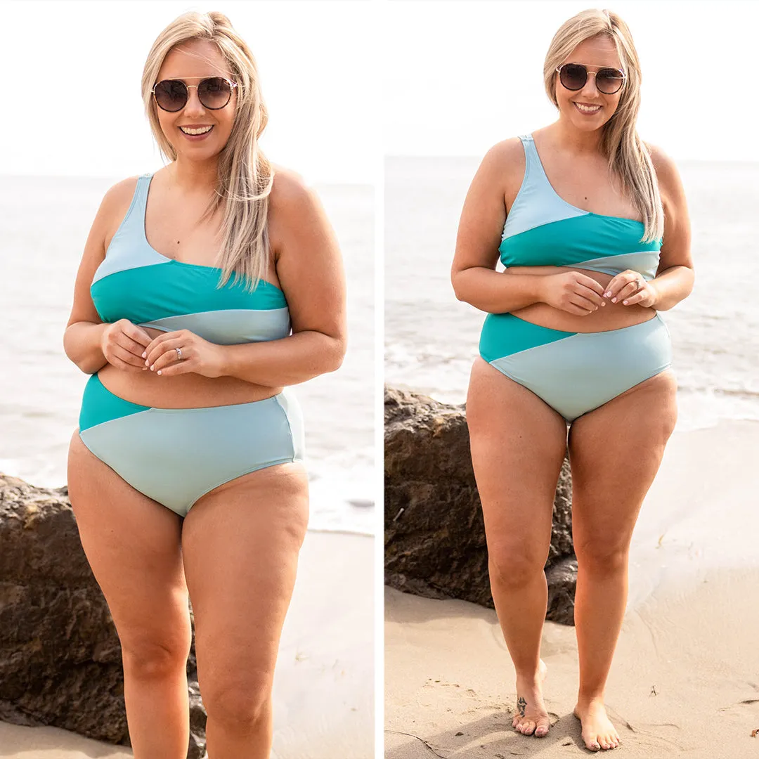 Love On The Horizon Swim Top, Mint