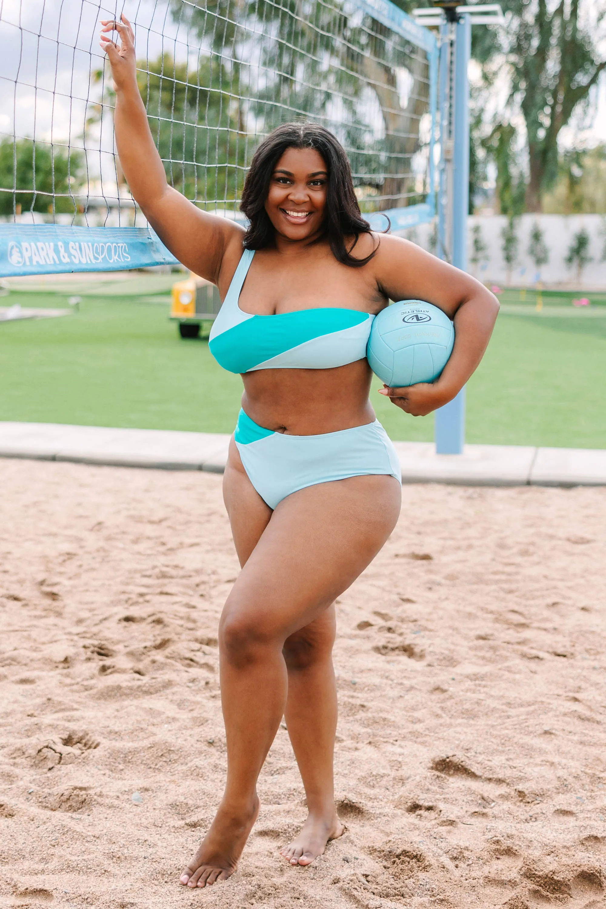 Love On The Horizon Swim Top, Mint