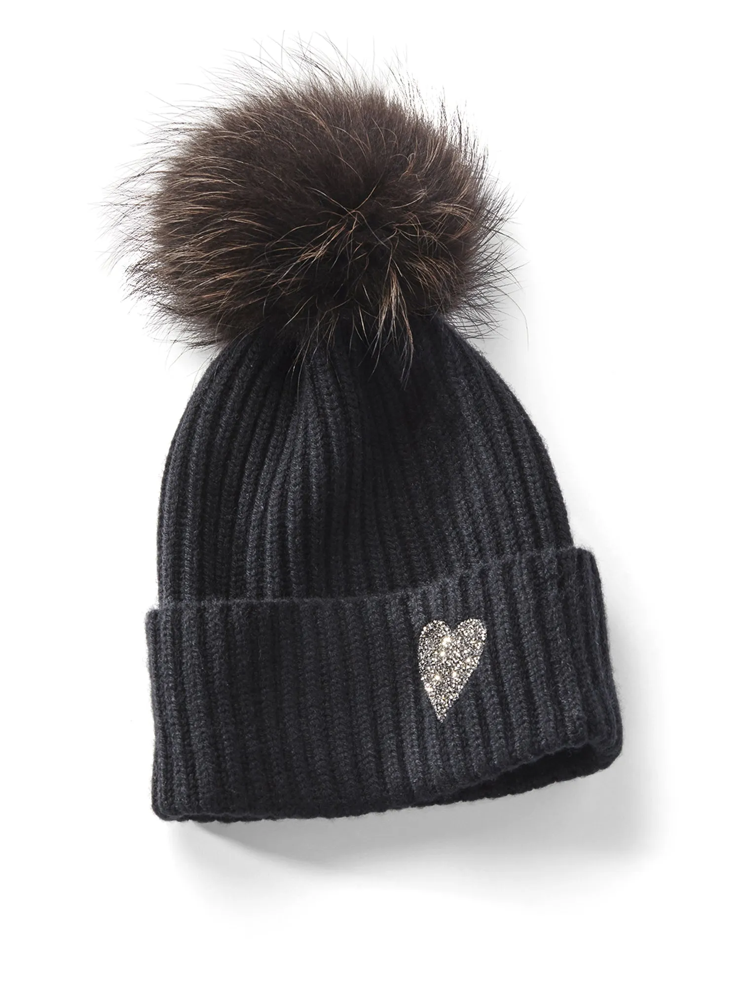 Marius Heart Cashmere Knit Hat