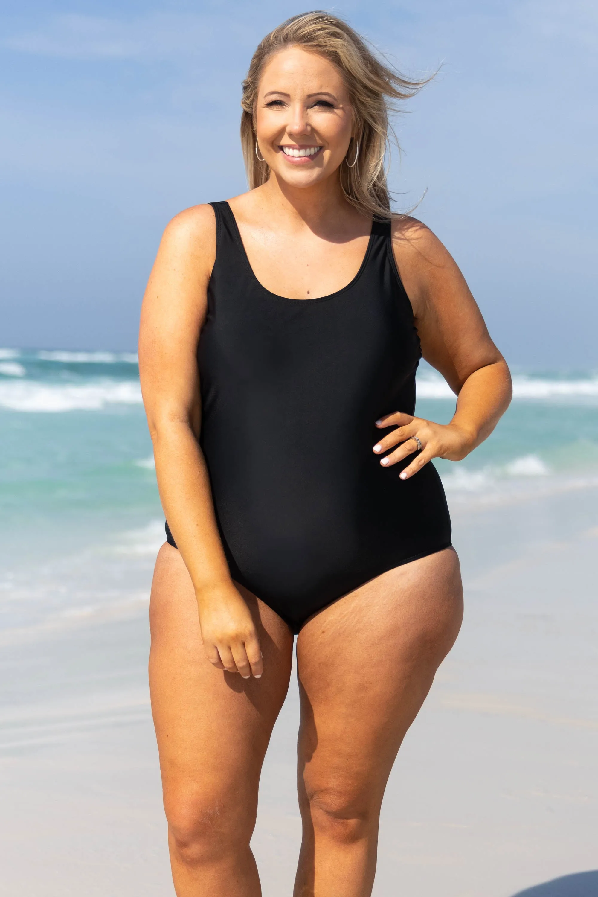 Meet Me At The Pool Swimsuit, Black