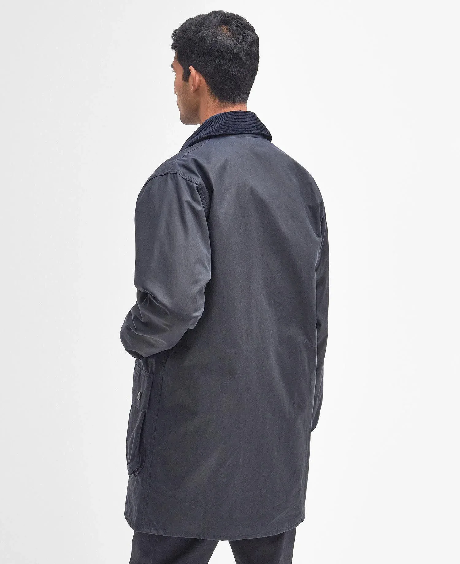 Men's Border Wax Jacket Navy