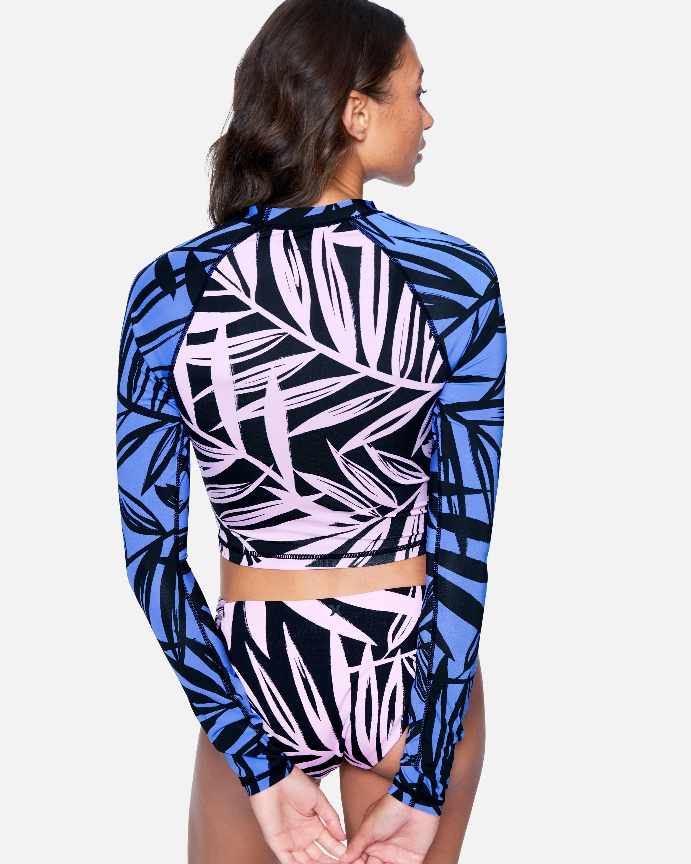 Mystic Leaves Cropped Rashguard