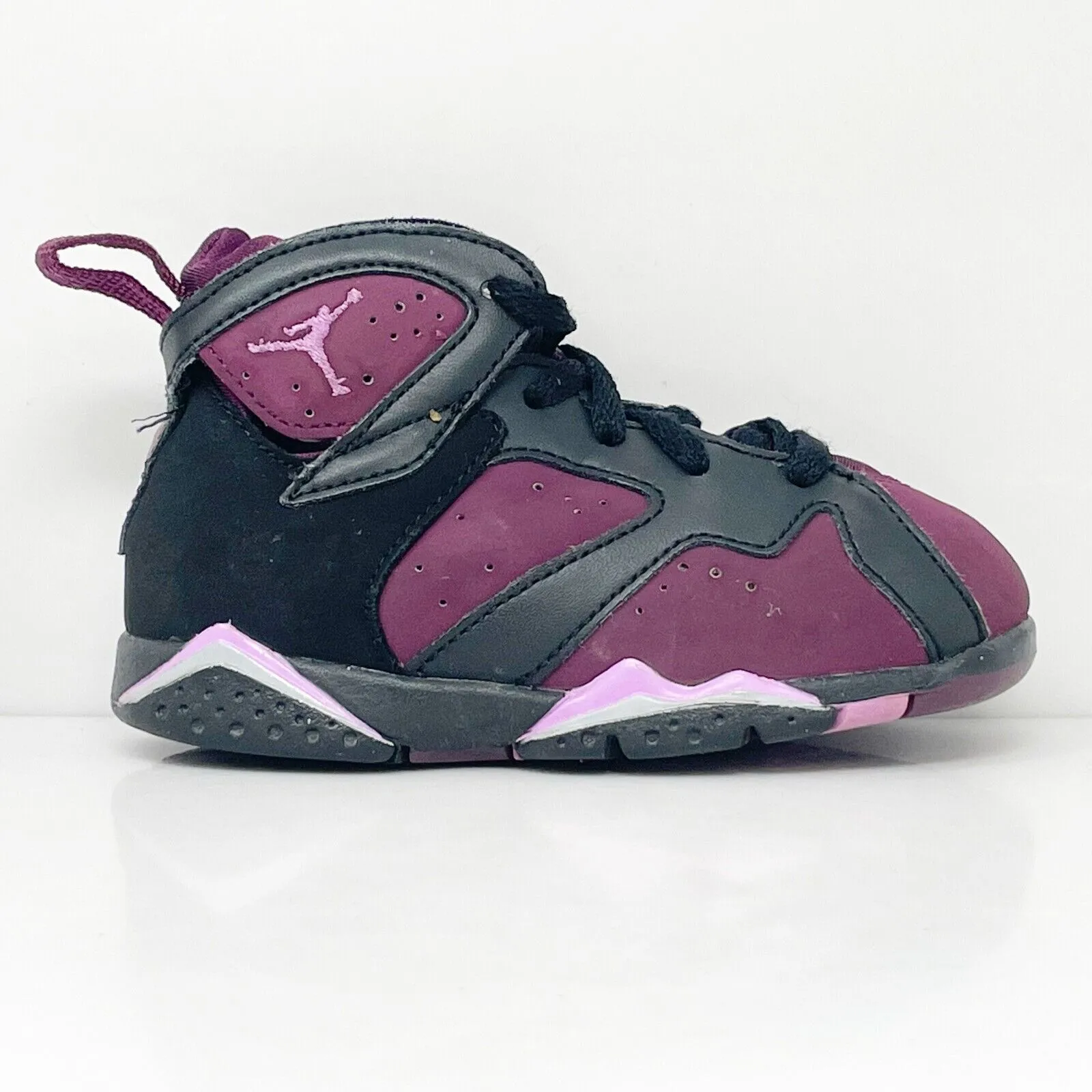 Nike Boys Air Jordan 7 705418-009 Purple Basketball Shoes Sneaker Size 7C