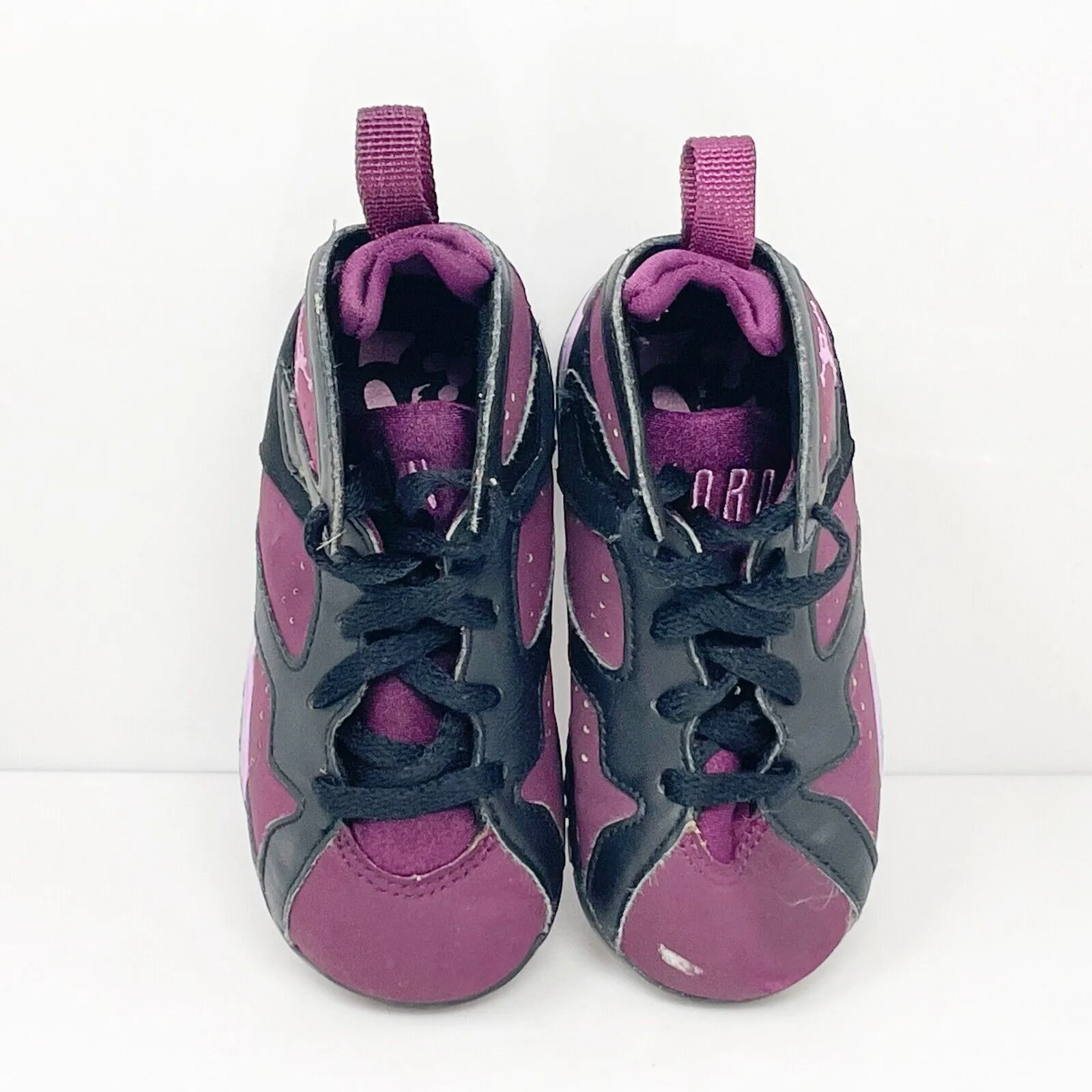 Nike Boys Air Jordan 7 705418-009 Purple Basketball Shoes Sneaker Size 7C