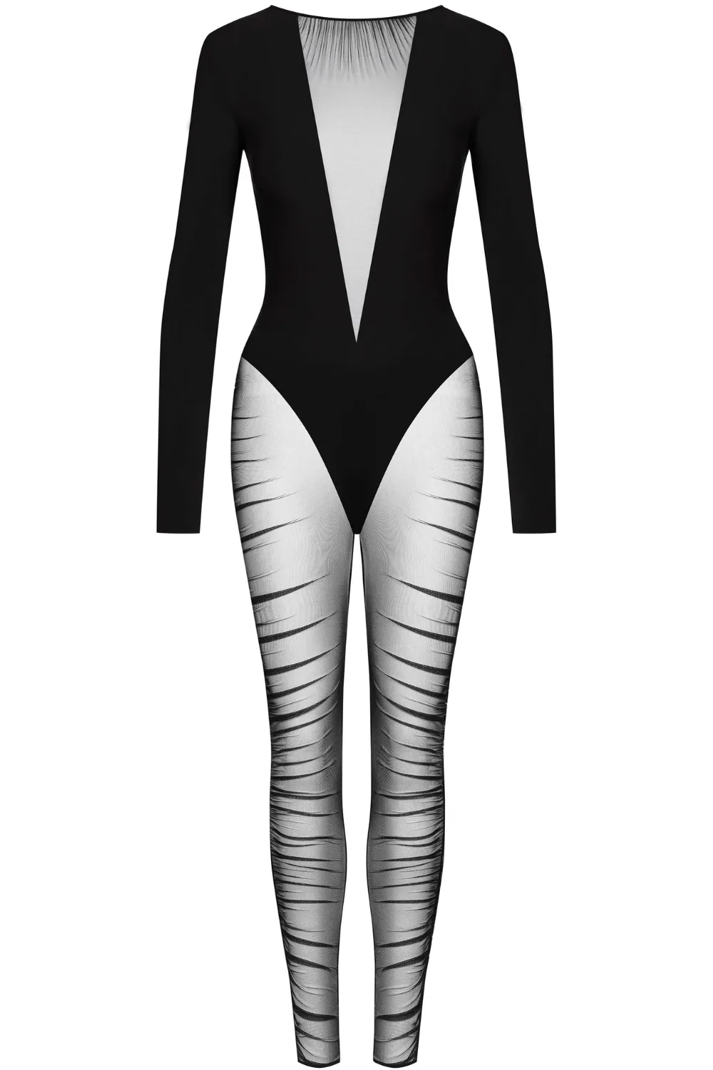 Nuit Fauve Long Sleeve Catsuit